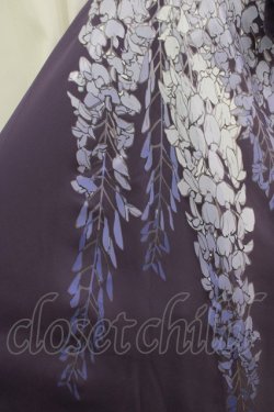 画像4: Favorite / 花言葉は恋酔。美し花姿*和ンピース。〜花編〜 藤 M パープル H-25-10-05-005-LO-OP-NS-ZH