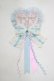 画像1: Angelic Pretty / MELODY TOYSハートワッペンブローチ  ピンク H-25-10-05-065-AP-ZA-NS-ZH (1)
