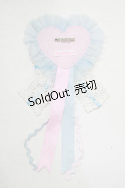 画像2: Angelic Pretty / MELODY TOYSハートワッペンブローチ  ピンク H-25-10-05-065-AP-ZA-NS-ZH