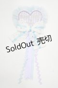 Angelic Pretty / MELODY TOYSハートワッペンブローチ  ラベンダー H-25-10-05-067-AP-ZA-NS-ZH