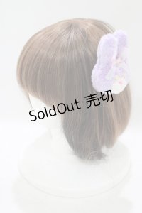 Nile Perch / アニマルバレッタ/ブローチ  ラベンダー/うさぎ H-25-10-05-068-LO-AC-NS-ZH