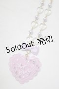 Angelic Pretty / Dream Heartネックレス  ラベンダー H-25-10-05-069-AP-AC-NS-ZH