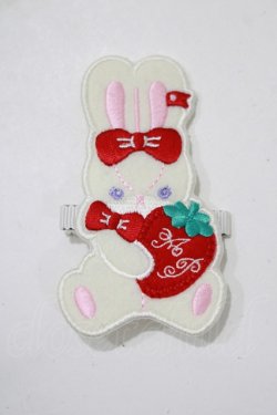 画像1: Angelic Pretty / Lyrical Bunny Parlorワッペンクリップ  オフ H-25-10-05-076-AP-ZA-NS-ZH