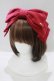 画像1: Angelic Pretty / Dollyヒロインリボンコーム  ワイン H-25-10-05-080-AP-AC-NS-ZH (1)