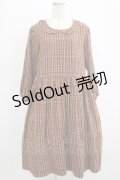 PINK HOUSE / チェックワンピース Free オレンジ H-25-10-05-008-LO-OP-NS-ZH