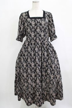 画像1: m petit by misako / トワルドジュイワンピース L ブラック H-25-10-05-009-LO-OP-NS-ZH