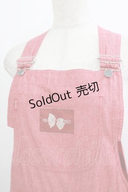 画像4: PINK HOUSE / ワッペンジャンパースカート Free レッド H-25-10-05-011-LO-OP-NS-ZH