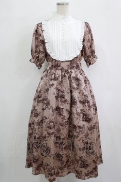 画像1: m petit by misako / AM*トワルドジュイワンピース S ピンク H-25-10-05-012-LO-OP-NS-ZH