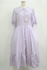 m petit by misako / TT*AMギンガムチェック LL ラベンダー H-25-10-05-015-LO-OP-NS-ZH