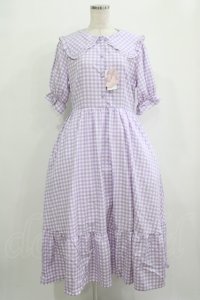 m petit by misako / TT*AMギンガムチェック LL ラベンダー H-25-10-05-015-LO-OP-NS-ZH