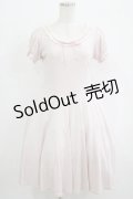 Ank Rouge / はしごレースカットソーワンピース M ピンク H-25-10-05-022-CA-OP-NS-ZH