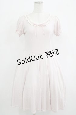 画像1: Ank Rouge / はしごレースカットソーワンピース M ピンク H-25-10-05-022-CA-OP-NS-ZH