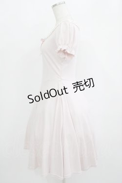 画像2: Ank Rouge / はしごレースカットソーワンピース M ピンク H-25-10-05-022-CA-OP-NS-ZH