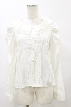画像1: pium / レース襟ブラウス Free オフ H-25-10-06-051-LO-BL-NS-ZH