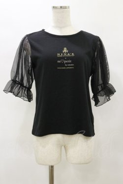 画像1: m petit by misako / MSシアーソデプルオーバー L ブラック H-25-10-06-054-LO-TO-NS-ZH