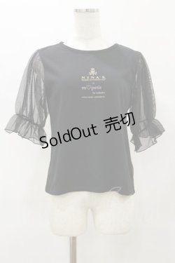 画像1: m petit by misako / MSシアーソデプルオーバー L ブラック H-25-10-06-054-LO-TO-NS-ZH