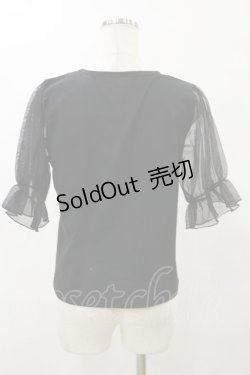 画像2: m petit by misako / MSシアーソデプルオーバー L ブラック H-25-10-06-054-LO-TO-NS-ZH