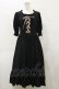 画像1: m petit by misako / AMレースアップワンピース L ブラック H-25-10-06-063-LO-OP-NS-ZH (1)