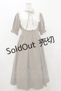 m petit by misako / ナシジムジキリカエワンピース M ブラウン H-25-10-06-066-LO-OP-NS-ZH