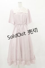 m petit by misako / レースセーラーワンピース M ピンク H-25-10-06-067-LO-OP-NS-ZH