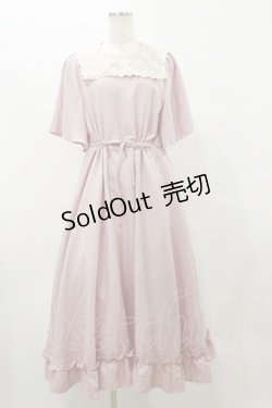 画像1: m petit by misako / レースセーラーワンピース M ピンク H-25-10-06-067-LO-OP-NS-ZH