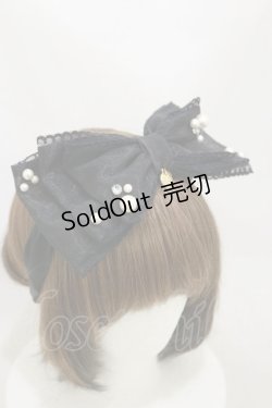 画像1: Angelic Pretty / Partyリボンヘアバンド  ブラック H-25-10-06-005-AP-AC-NS-ZH