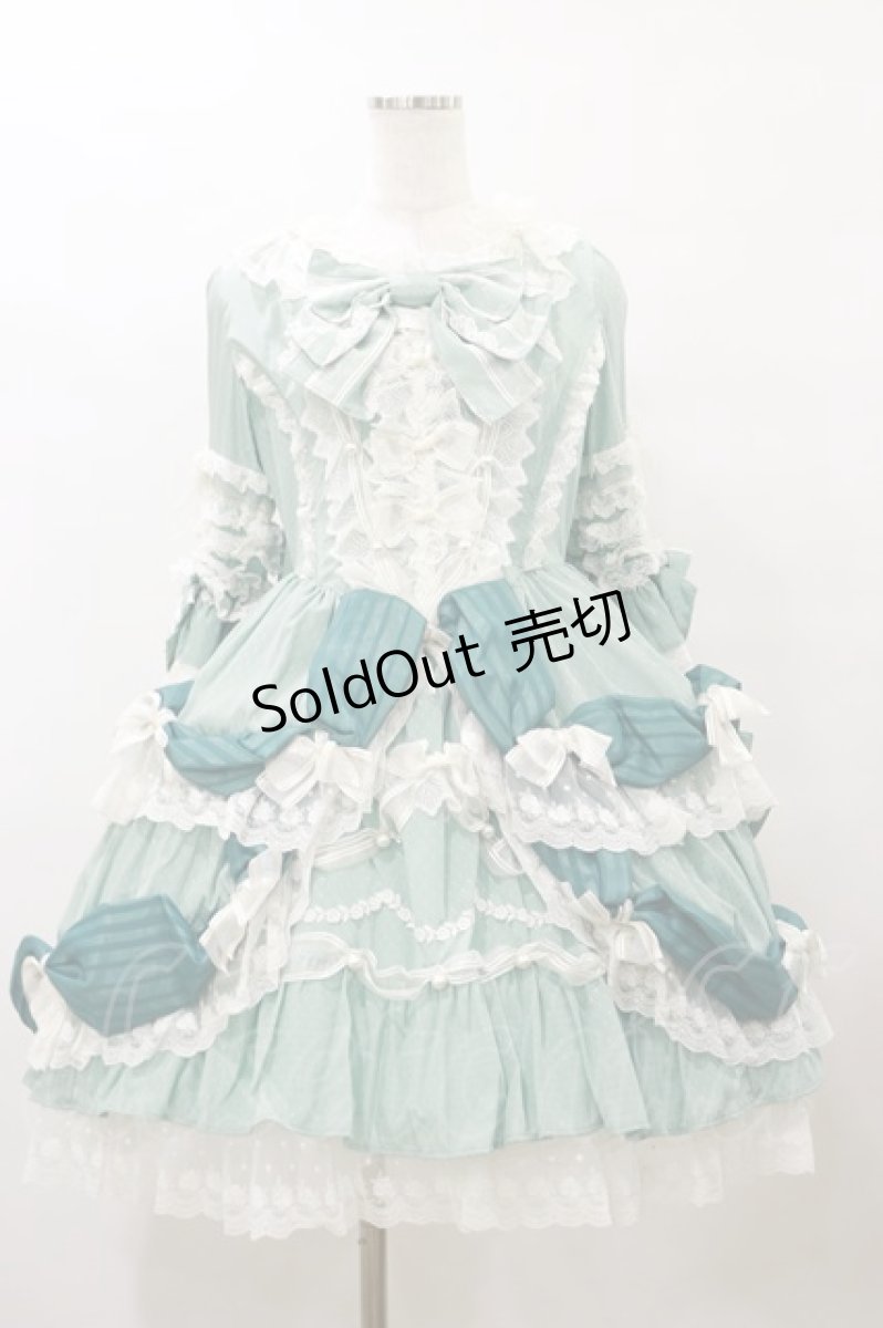 画像1: BABY,THE STARS SHINE BRIGHT / アンリエッタ姫の舞踏会ワンピースドレス Free グリーン H-25-10-06-072-BA-OP-NS-ZH (1)