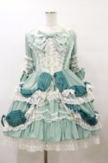 画像1: BABY,THE STARS SHINE BRIGHT / アンリエッタ姫の舞踏会ワンピースドレス Free グリーン H-25-10-06-072-BA-OP-NS-ZH (1)