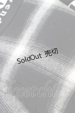 画像5: SEX POT ReVeNGe / チェック切替ロングスリーブカットソー  黒 H-25-10-06-1028-SP-TO-KB-ZH