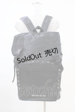 画像1: HELL CAT PUNKS / バックパック  ブラック H-25-10-06-1004-PU-BG-KB-ZH