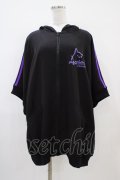 Deorart / サイドライン・ネコミミジャージ  ブラック×パープル H-25-10-06-1035-PU-TO-KB-ZH