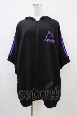 画像1: Deorart / サイドライン・ネコミミジャージ  ブラック×パープル H-25-10-06-1035-PU-TO-KB-ZH