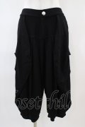 Deorart / タックサルエルパンツ L ブラック H-25-10-06-1011-PU-PA-KB-ZH
