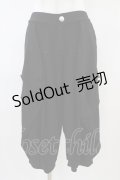Deorart / タックサルエルパンツ L ブラック H-25-10-06-1011-PU-PA-KB-ZH
