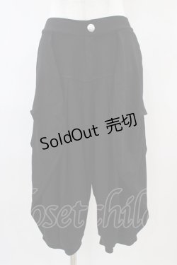 画像1: Deorart / タックサルエルパンツ L ブラック H-25-10-06-1011-PU-PA-KB-ZH
