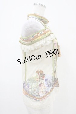 画像3: Ozz oneste / ホルターチャイナ和柄キャミ  アイボリー H-25-10-06-1013-OO-TO-KB-ZH