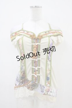 画像5: Ozz oneste / ホルターチャイナ和柄キャミ  アイボリー H-25-10-06-1013-OO-TO-KB-ZH
