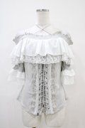 Ozz oneste / Pirates Roseオフショルダープルオーバー  グレー H-25-10-06-1015-OO-TO-KB-ZH