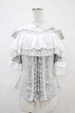 画像1: Ozz oneste / Pirates Roseオフショルダープルオーバー  グレー H-25-10-06-1015-OO-TO-KB-ZH