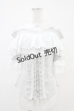 画像1: Ozz oneste / Pirates Roseオフショルダープルオーバー  グレー H-25-10-06-1015-OO-TO-KB-ZT121