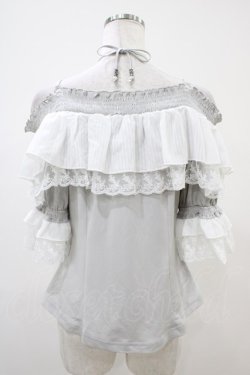 画像2: Ozz oneste / Pirates Roseオフショルダープルオーバー  グレー H-25-10-06-1015-OO-TO-KB-ZH