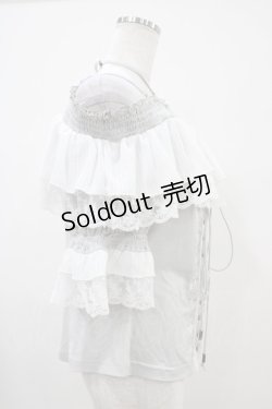 画像3: Ozz oneste / Pirates Roseオフショルダープルオーバー  グレー H-25-10-06-1015-OO-TO-KB-ZT121