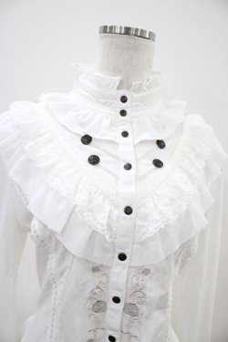 画像4: Ozz oneste / Rose Spring Carolブラウス  ホワイト H-25-10-06-1016-OO-BL-KB-ZH