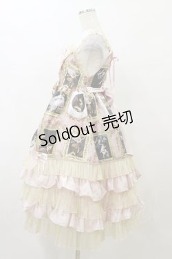 画像3: BABY,THE STARS SHINE BRIGHT / バロックを探して〜天使が祝福する至福の美術館巡り〜柄ロングフリルジャンパースカート Free ピンク H-25-10-06-079-BA-OP-NS-ZH