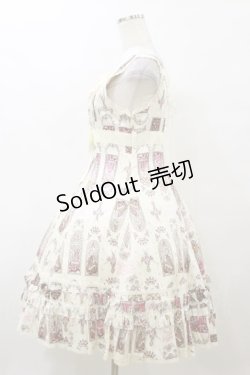 画像3: ALICE and the PIRATES / 恋月姫ステンド天使柄ジャンパースカート Free オフ H-25-10-06-080-PA-OP-NS-ZH