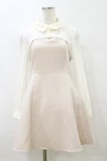 evelyn / レースボレロ付きジャンパースカート Free ピンク H-25-10-06-083-LO-OP-NS-ZH