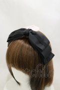 m petit by misako / NINA'sコラボ AM*NIリボンカチューシャ  ブラック H-25-10-06-010-LO-AC-NS-ZH