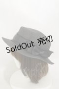 m petit by misako / AMブレードカンカン帽  ブラック H-25-10-06-016-LO-AC-NS-ZT1111Q