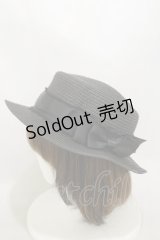 m petit by misako / AMブレードカンカン帽  ブラック H-25-10-06-016-LO-AC-NS-ZT1111Q