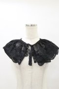m petit by misako / AMレース付け襟  ブラック H-25-10-06-019-LO-ZA-NS-ZH